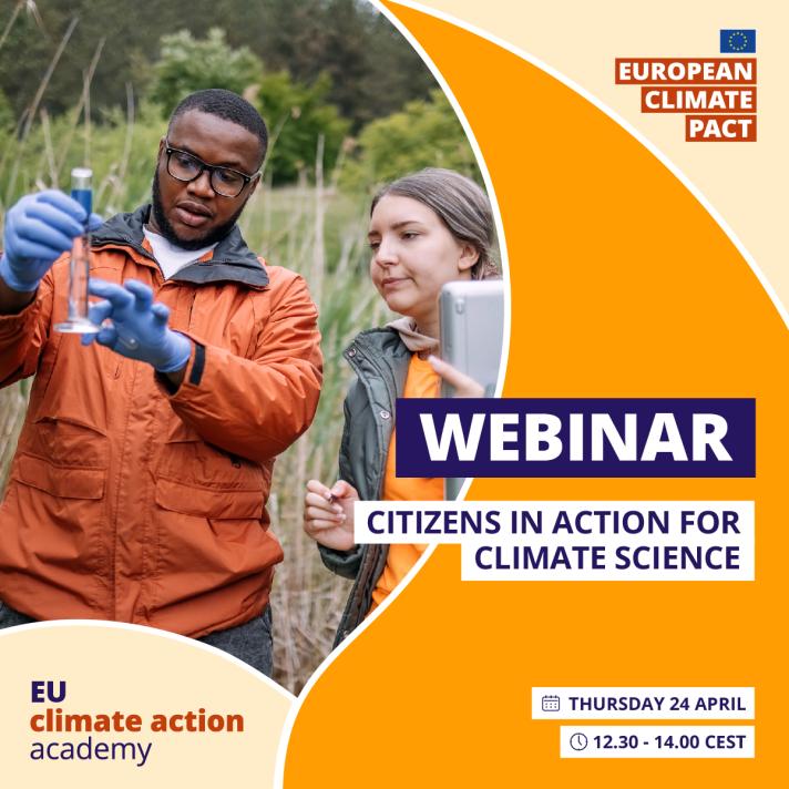 EU Climate Action Academy webinar – Citizens in action for climate science